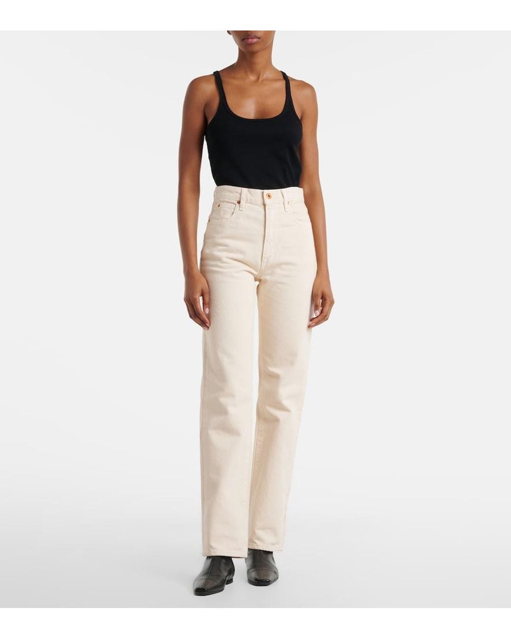 SLVRLAKE Denim Natural London Straight Jeans