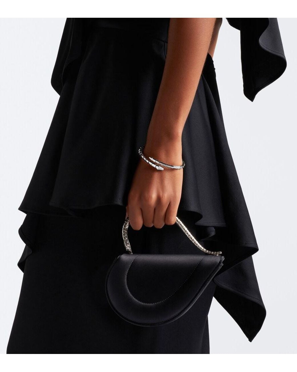 BVLGARI Blue Serpenti Cuoricino Mini Top-Handle Bag