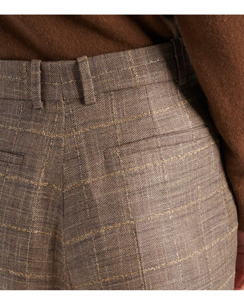 Joseph Brown Stevens Wool-Blend Flared Pants