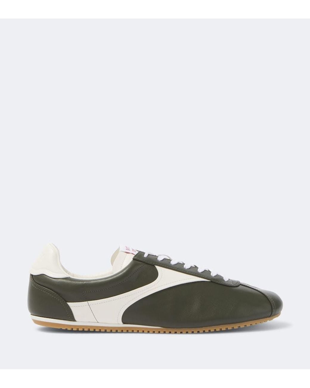 Bottega Veneta Green Shot Leather Sneakers for men