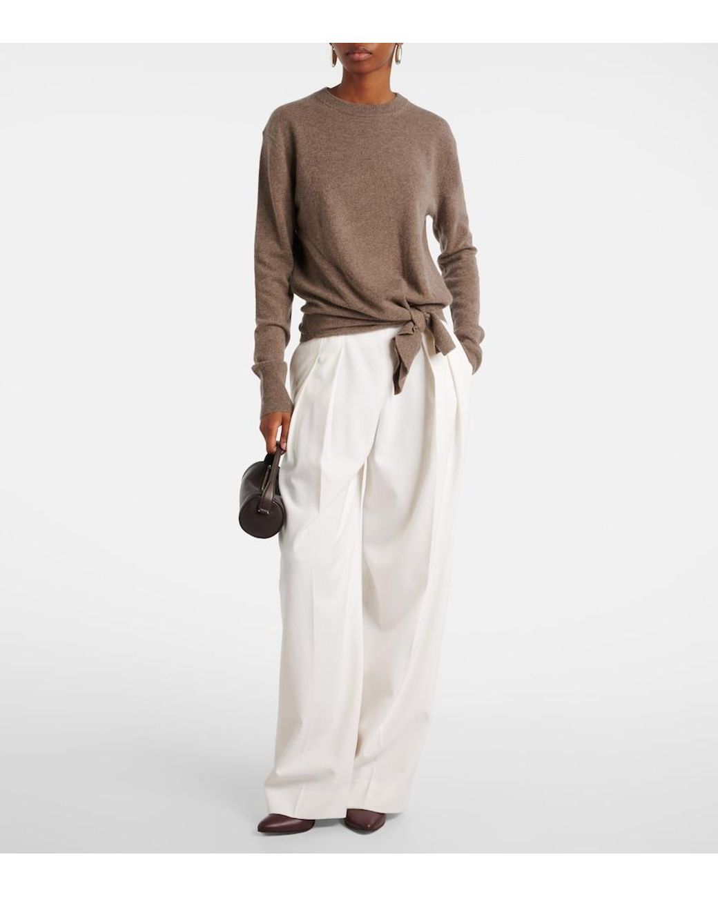 Altuzarra Brown Nalini Cashmere Sweater