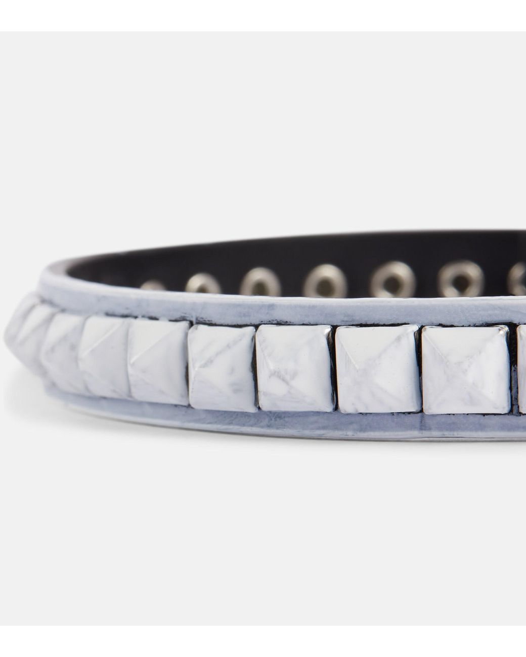 MM6 by Maison Martin Margiela Studded Choker in White | Lyst