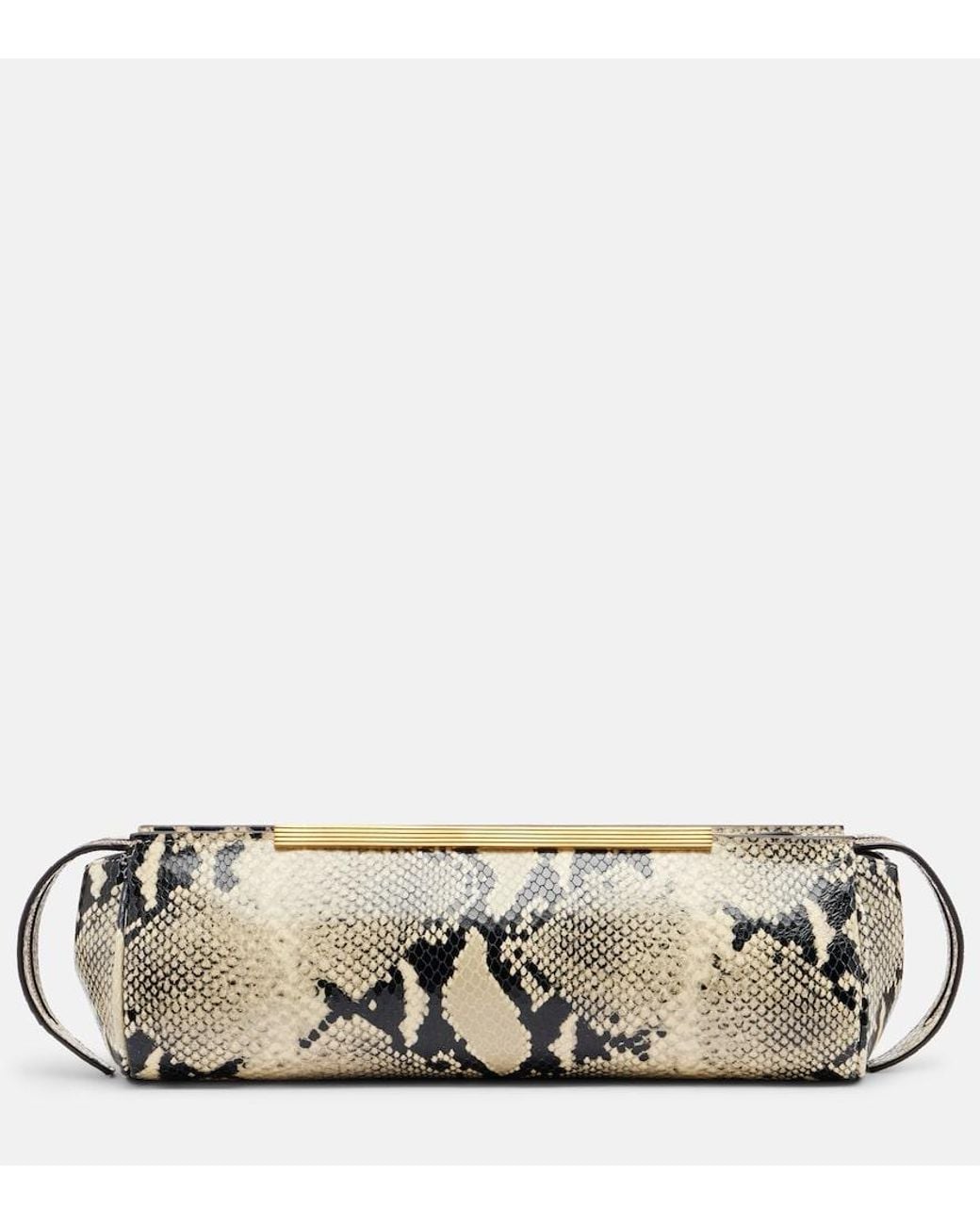 Khaite Metallic Donna Leather Clutch