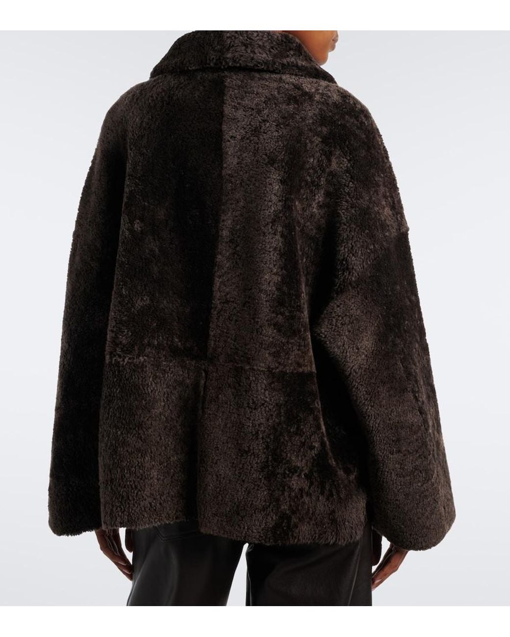 Arma Black Isabella Reversible Shearling Jacket