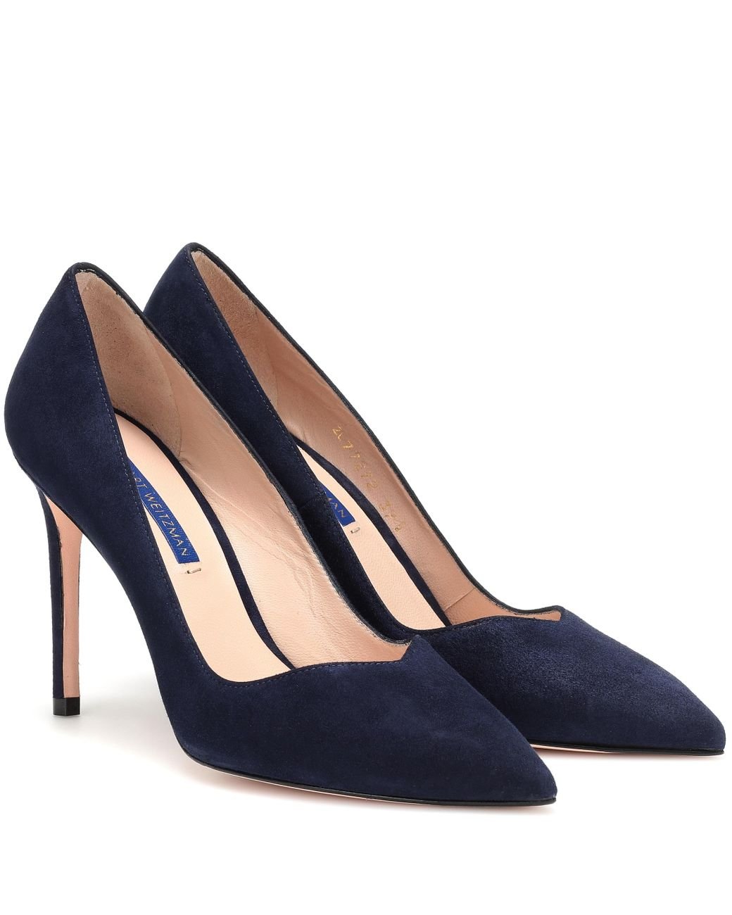 Stuart weitzman cheap blue pumps