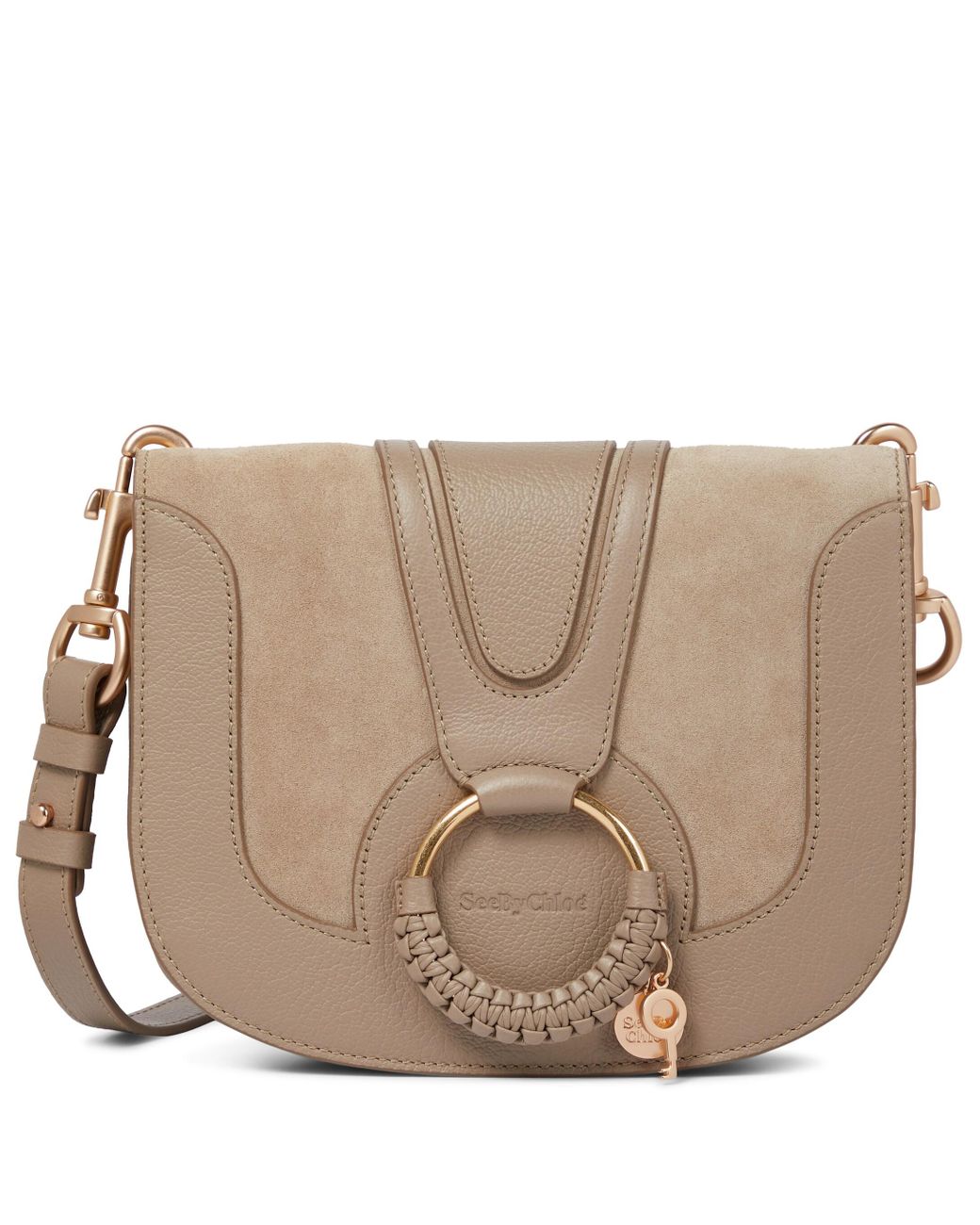 See By Chloé Leather Hana Shoulder Bag in Grey (Gray) - Save 14 