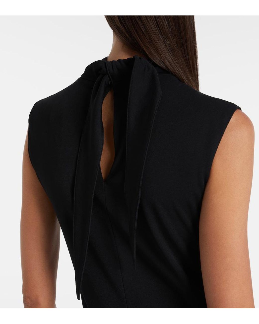 Jil Sander Black Knitted Maxi Dress