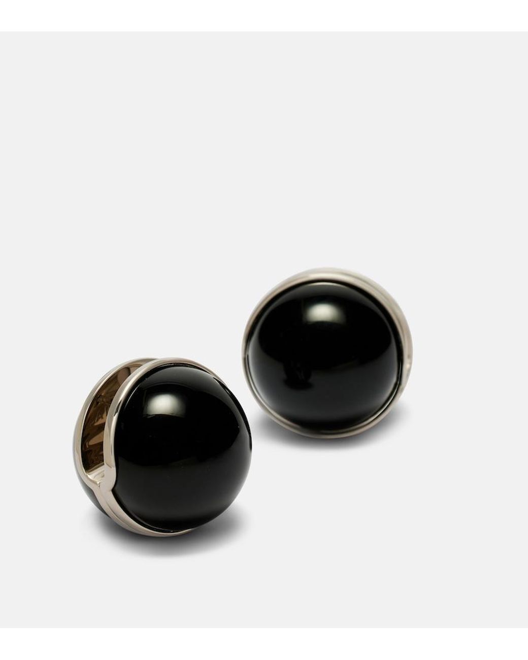 Alaïa White Ohrringe Sphere