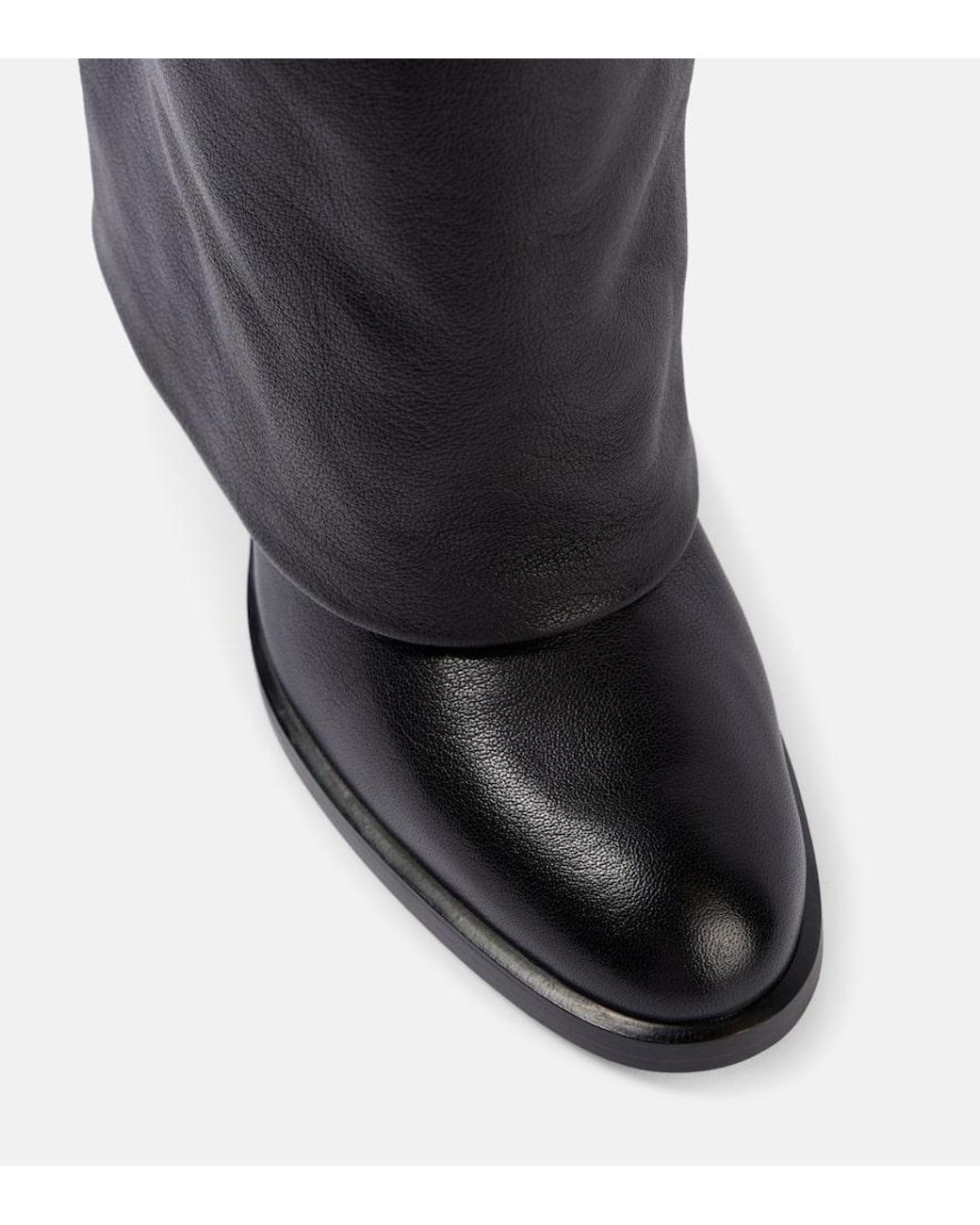 See By Chloé Melia Leather Over-The-Knee Boots in Black | Lyst