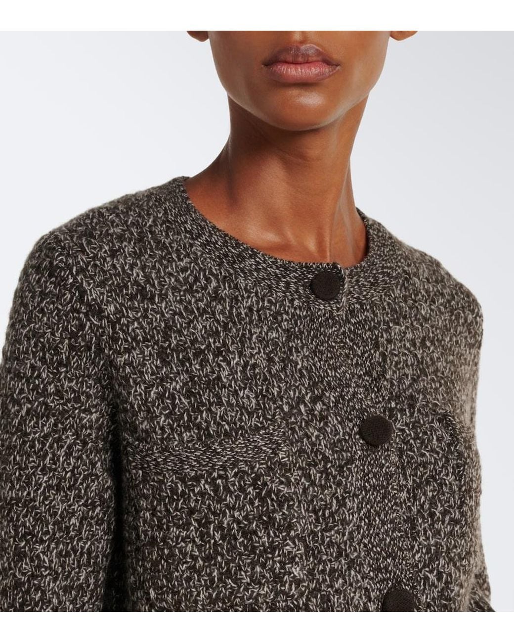 arch4 Gray Tulip Cashmere Cardigan