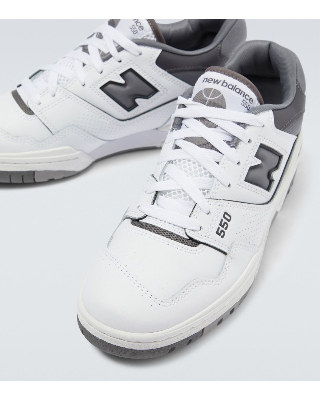 Herren Schuhe Sneaker Niedrig Geschnittene Sneaker New Balance Leder 550 Sneakers in Weiß für Herren 