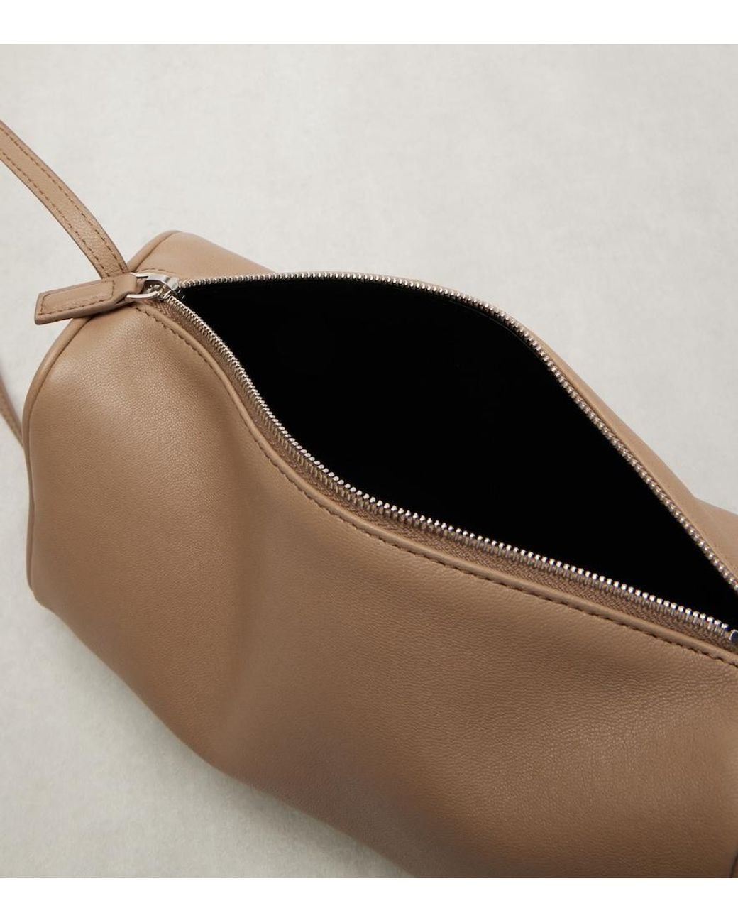 The Row Brown Schultertasche '90S Aus Leder