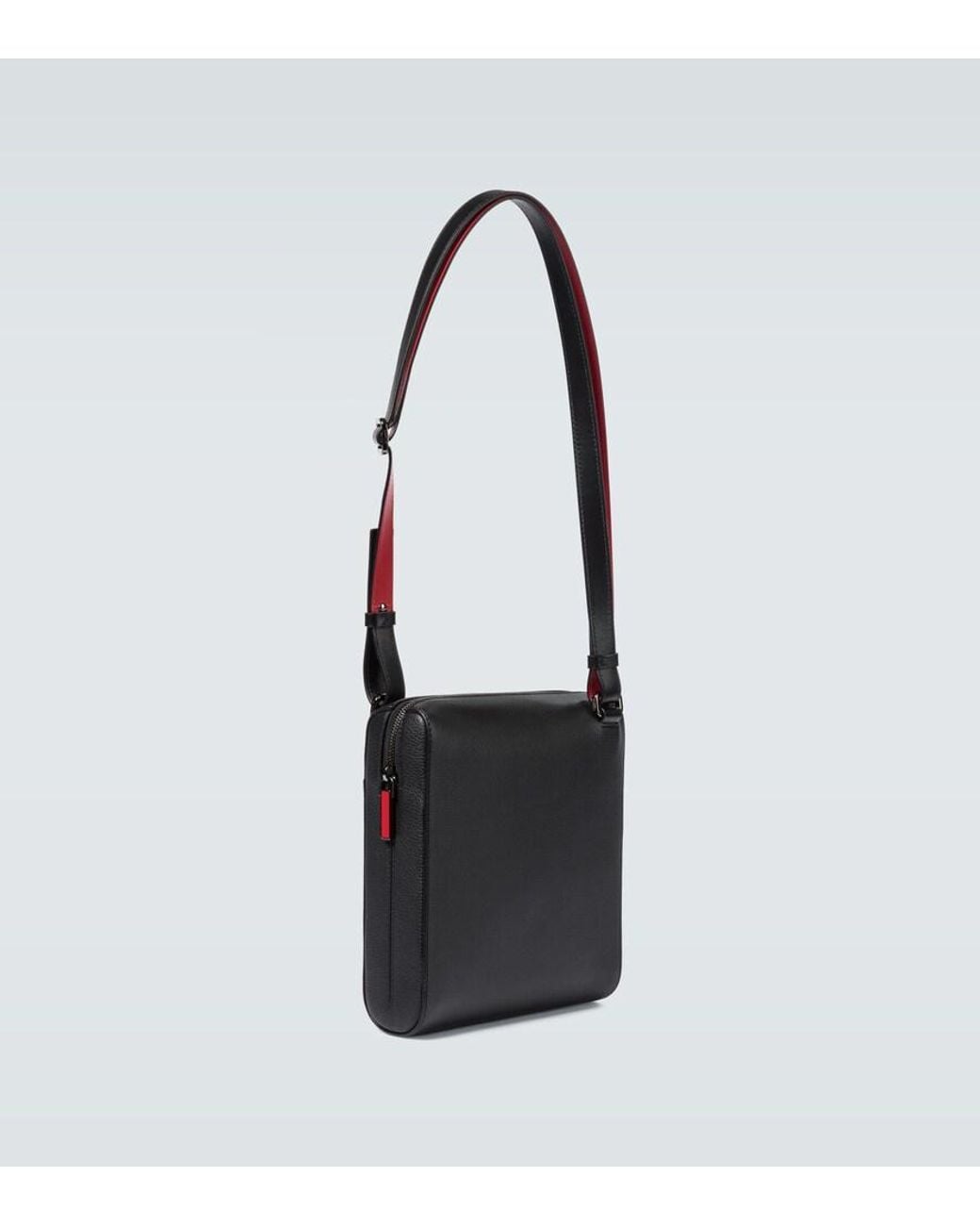 Christian Louboutin Black/black/bk Benech Medium Leather Messenger Bag for men
