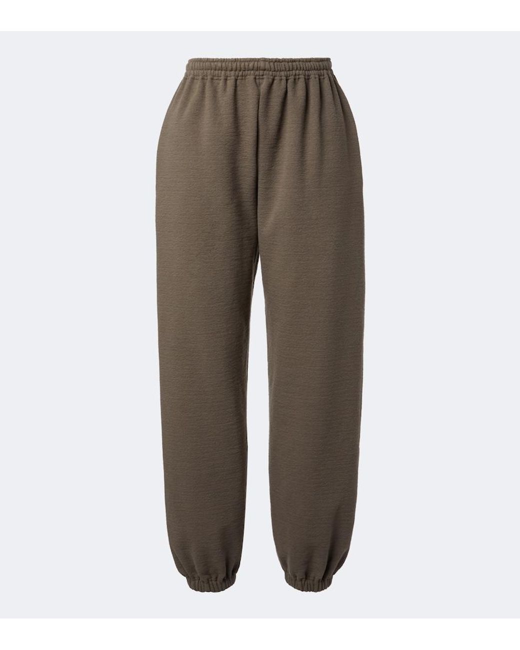 Magda Butrym Brown Cotton-Blend Sweatpants