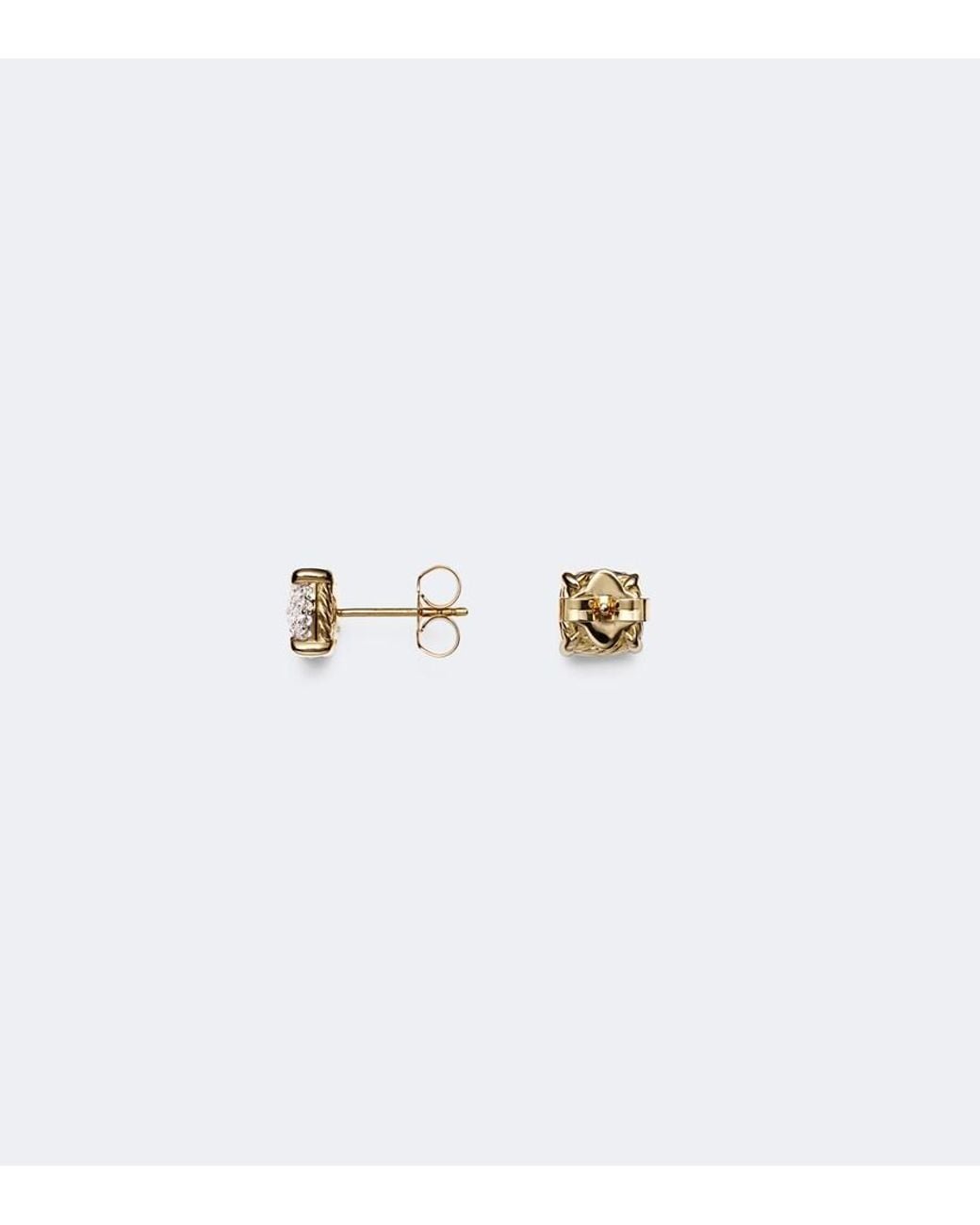 David Yurman White Chatelaine 18Kt Earrings With Diamonds