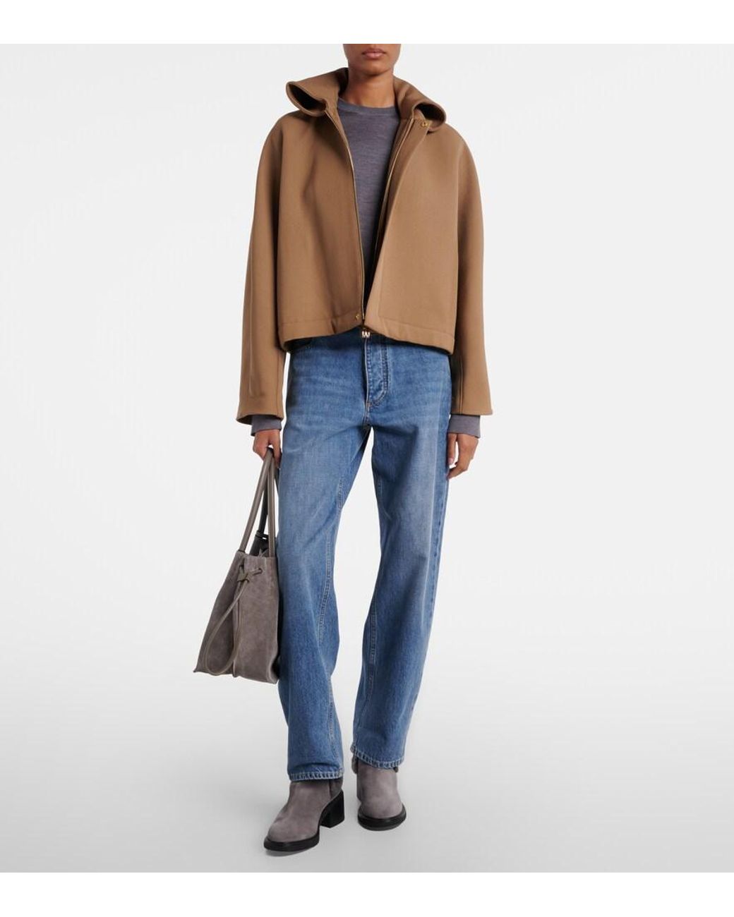Tod's Black 60 Shearling-Trimmed Suede Ankle Boots