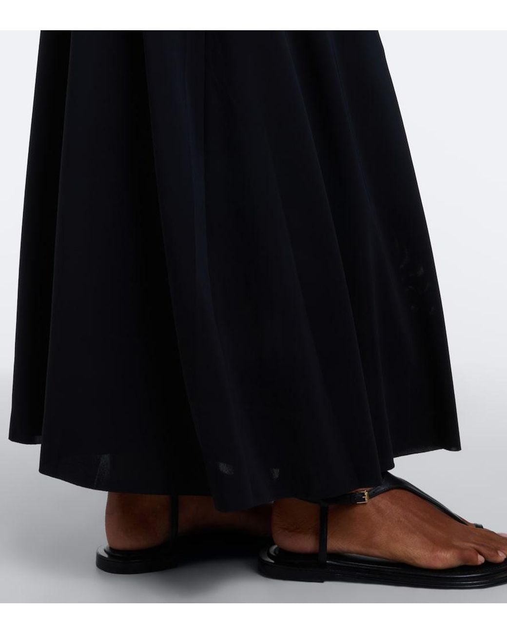 Eres Black Amber Jersey Maxi Dress
