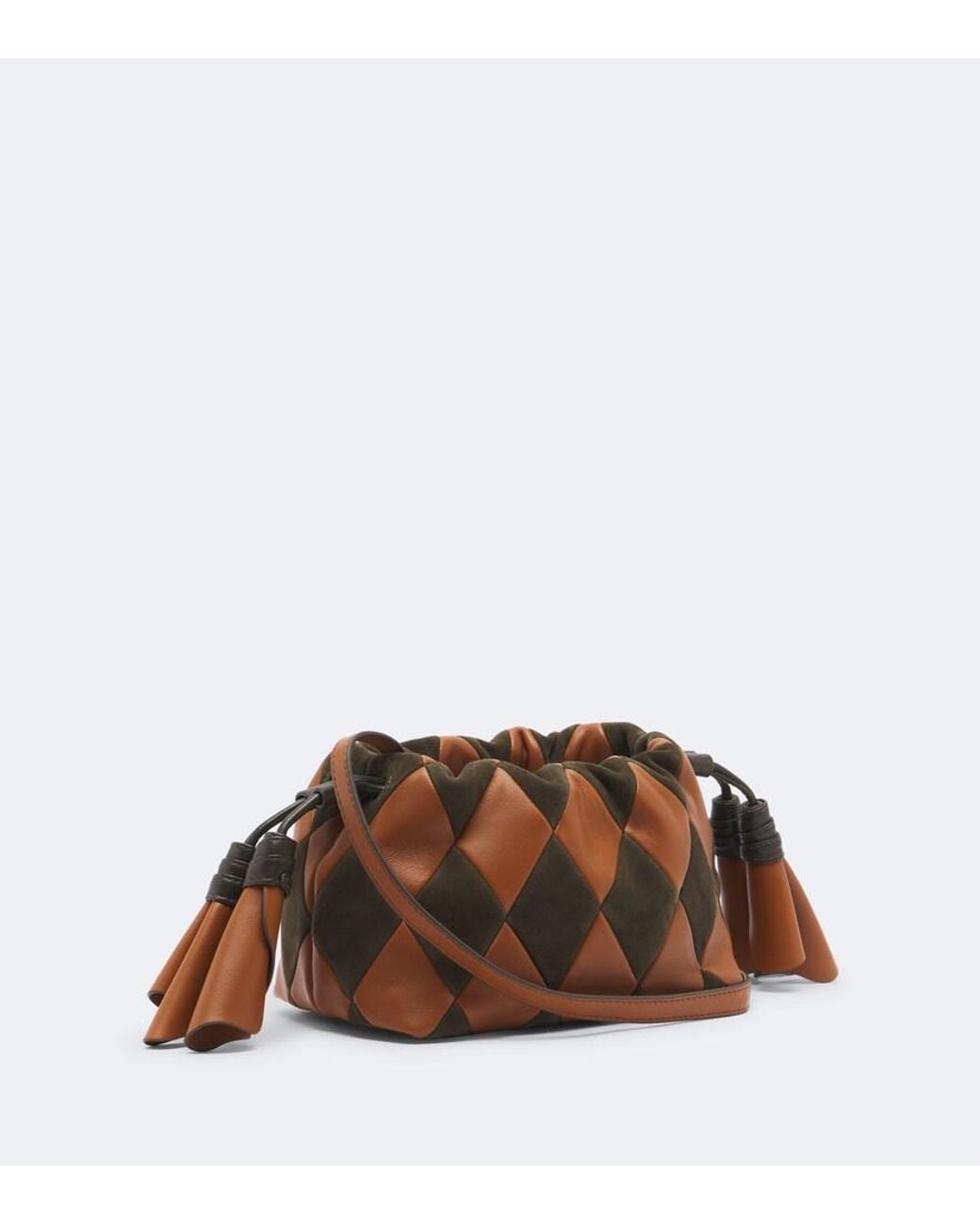Zimmermann Brown Cloud 91 Small Leather And Suede Clutch