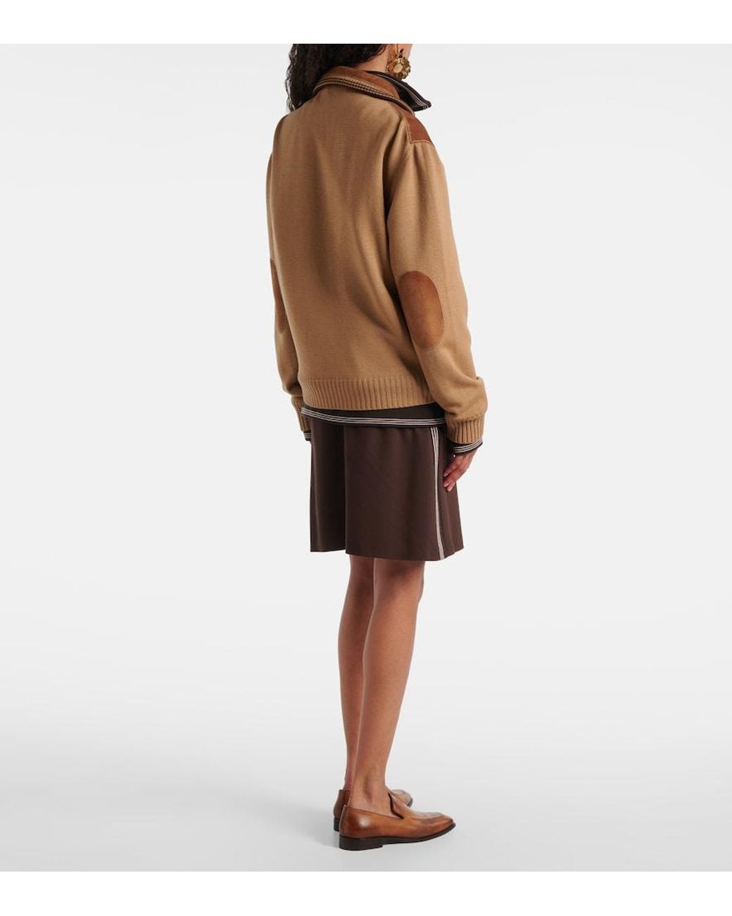 Miu Miu Brown Leather Jacket