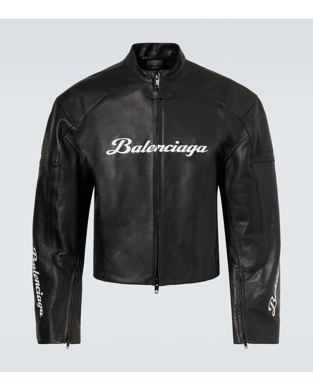 バレンシアガ ランボルギーニ レザージャケット balenciaga-black-X-Automobili-