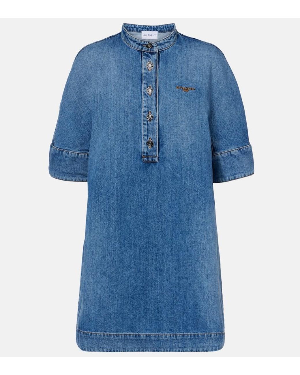 Givenchy Blue Denim Minidress