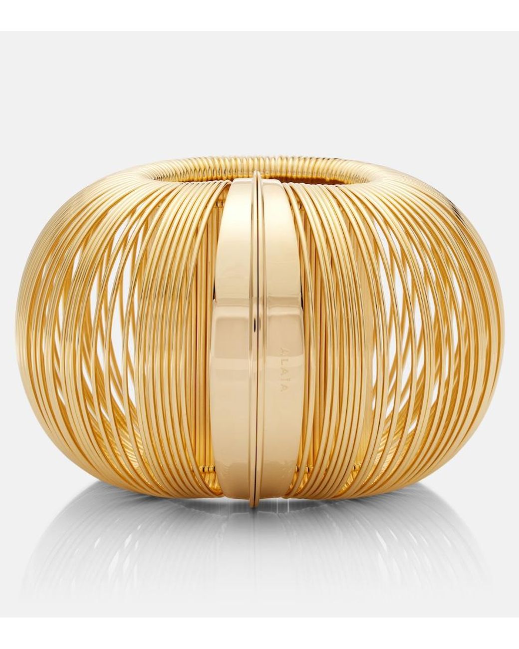 Alaïa Metallic Armreif Slinky