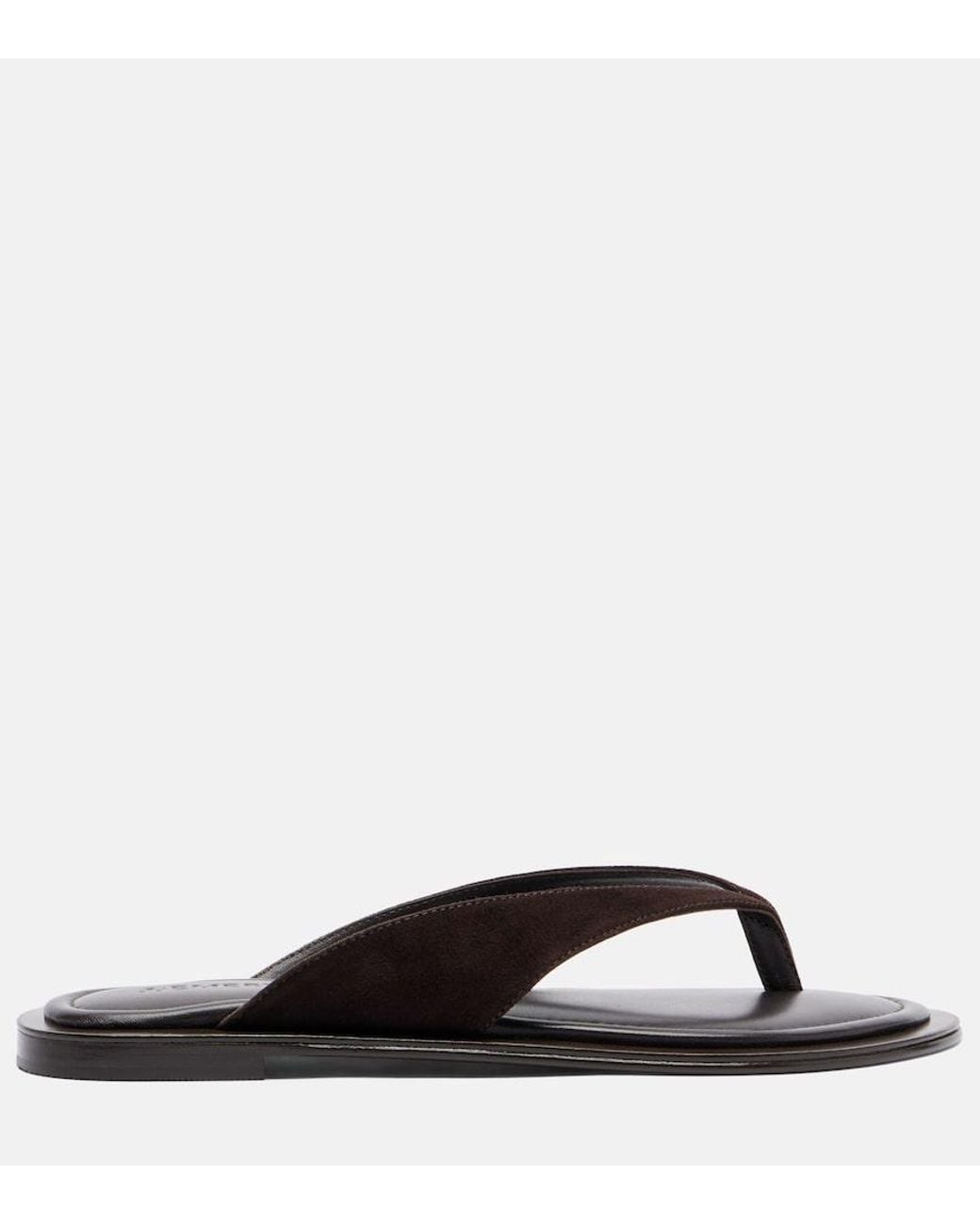 A.Emery Brown Viola Suede Thong Sandals