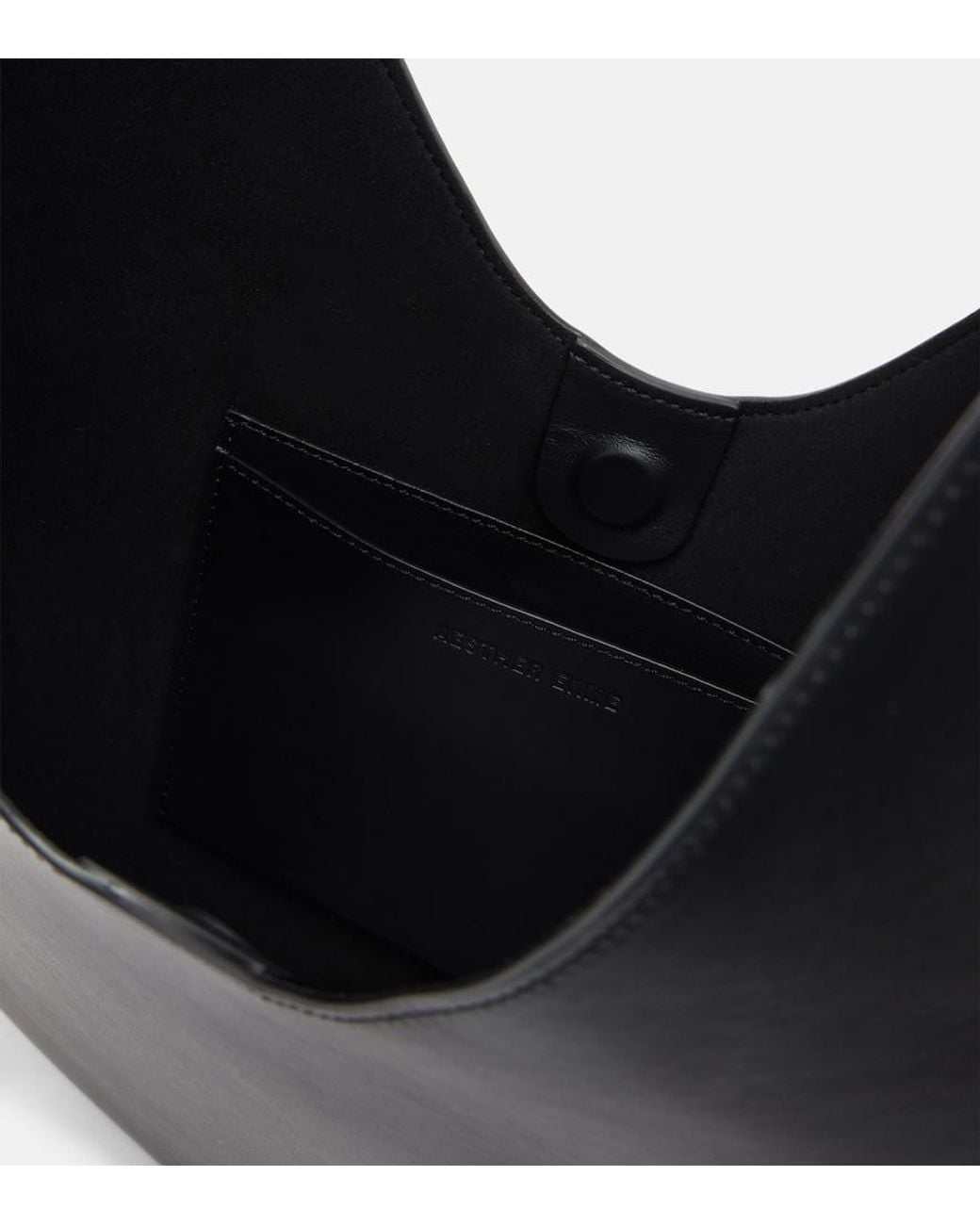 Aesther Ekme Black Medium Leather Shoulder Bag