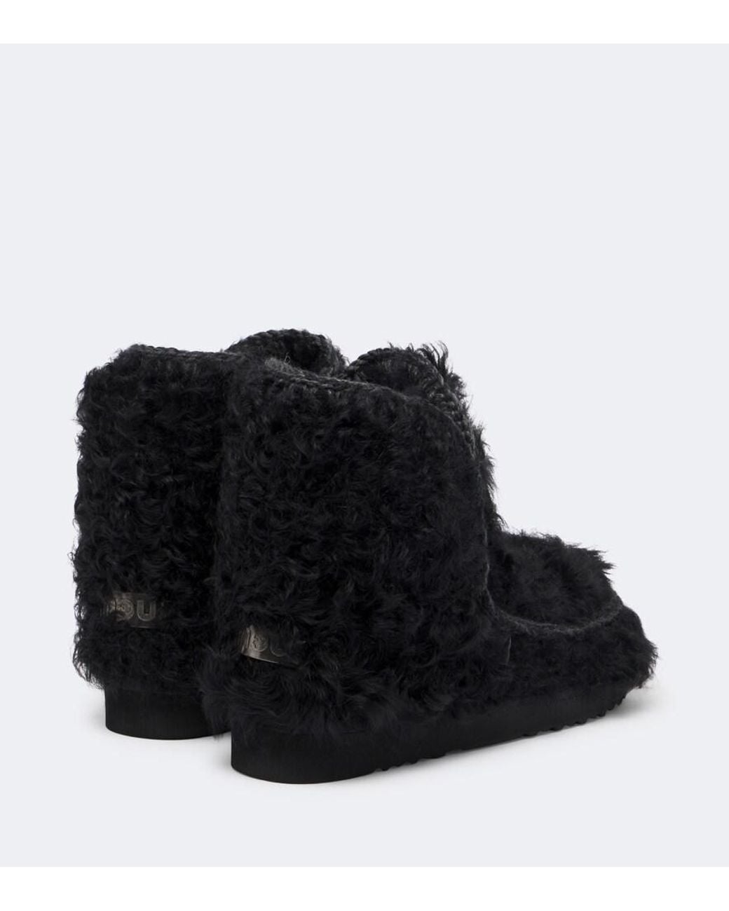 Mou Black 18 Chekiang Shearling Ankle Boots