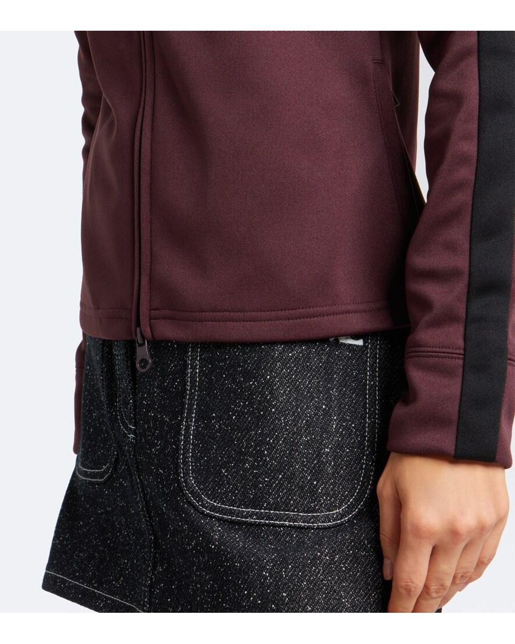 Courreges Purple Jersey Track Jacket