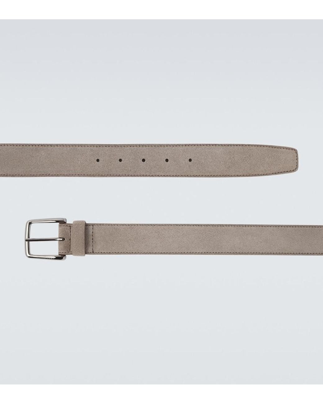 Tod's Gray Suede Belt for men