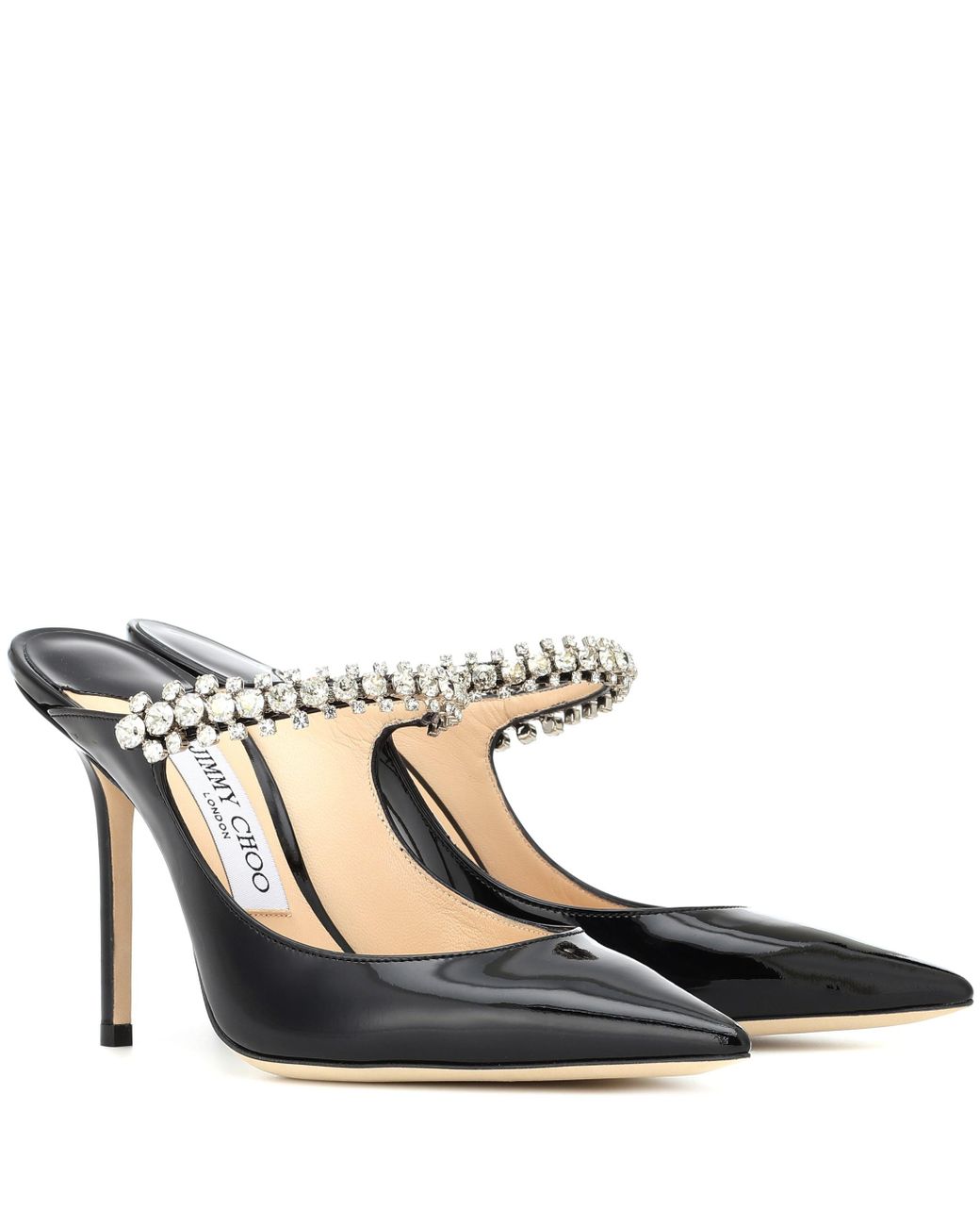 Jimmy Choo Leather Bing 100 Pumps in Black - Save 30% - Lyst