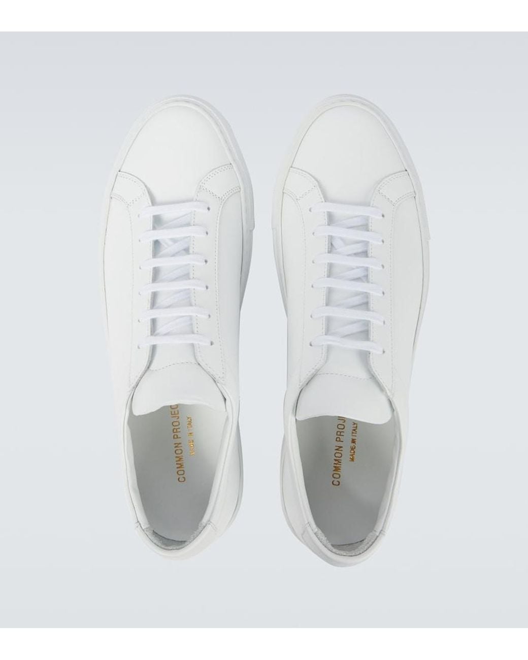 Common Projects White Original Achilles Low Sneakers for men