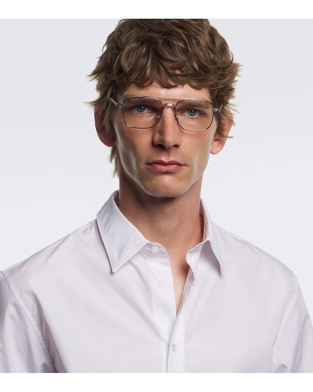Dior White Diorbotanicao N1U Navigator Glasses for men