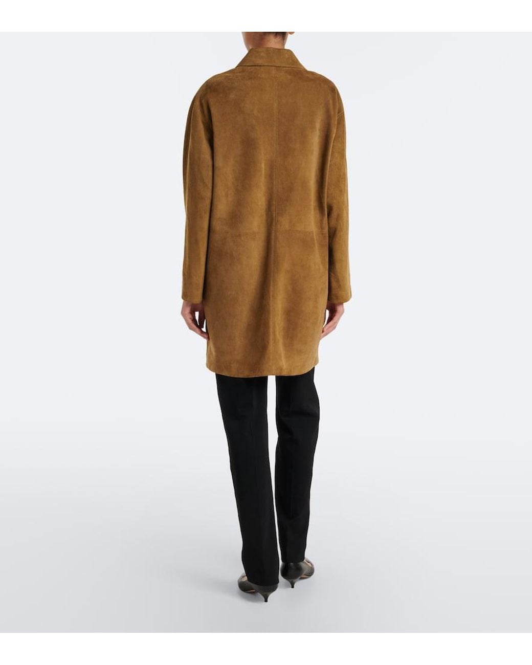 The Row Natural Damir Suede Coat