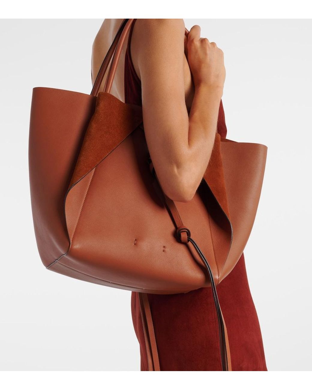 Gabriela Hearst Brown Marija Leather Tote