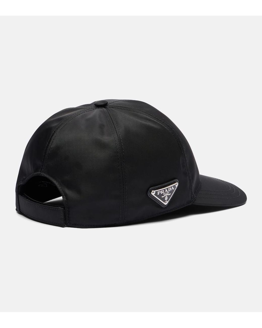 Prada Black Re-Nylon Baseball Cap