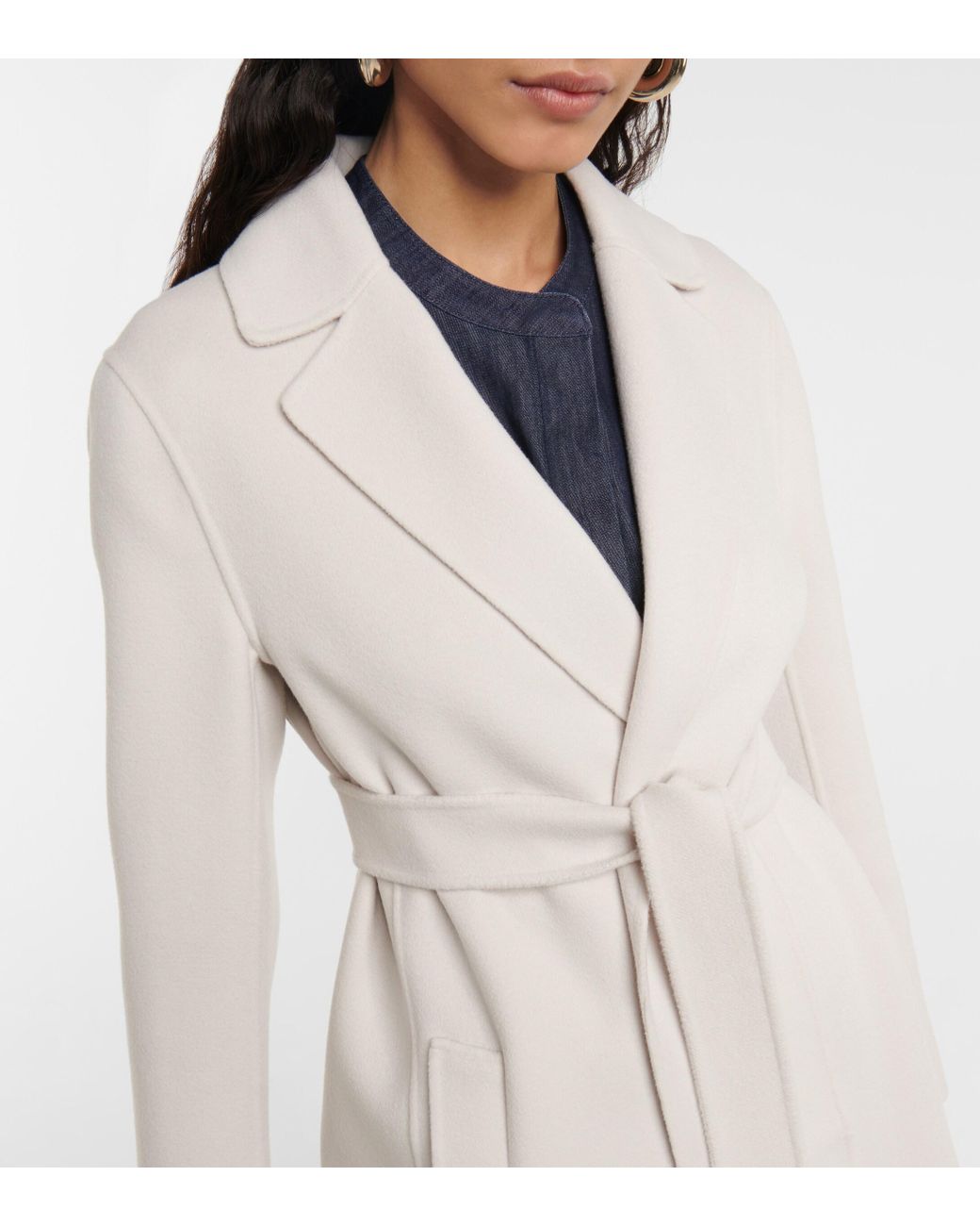 max mara pauline long wool coat