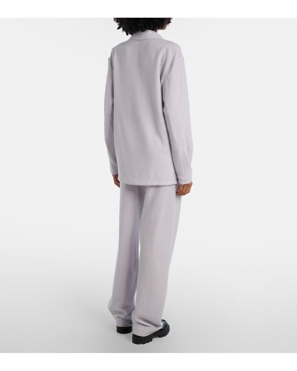 God's True Cashmere Purple Affirmations Cashmere Pajama Pants With Moonstone