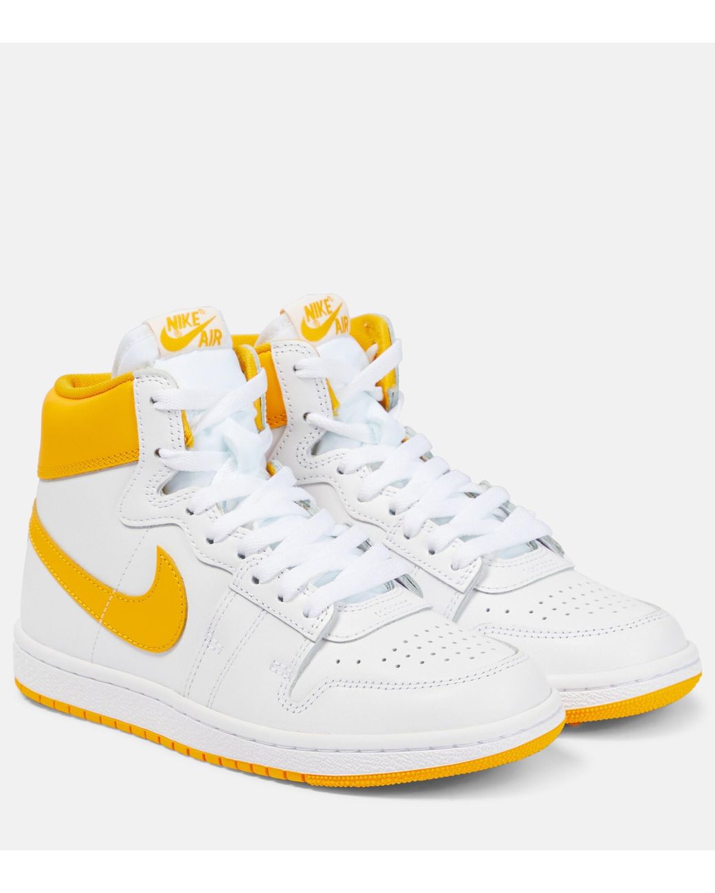 Zapatillas altas Air Jordan 1 de piel Nike de color Blanco | Lyst