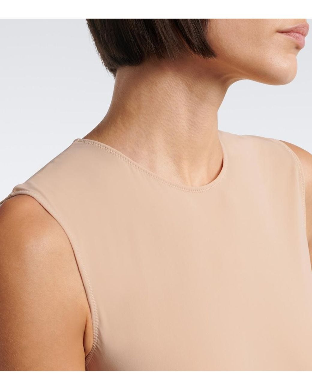 Maison Margiela Natural Jersey Bodysuit