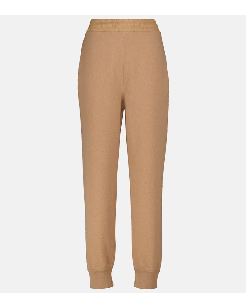 Moncler Natural Wool And Cashmere Sweatpants