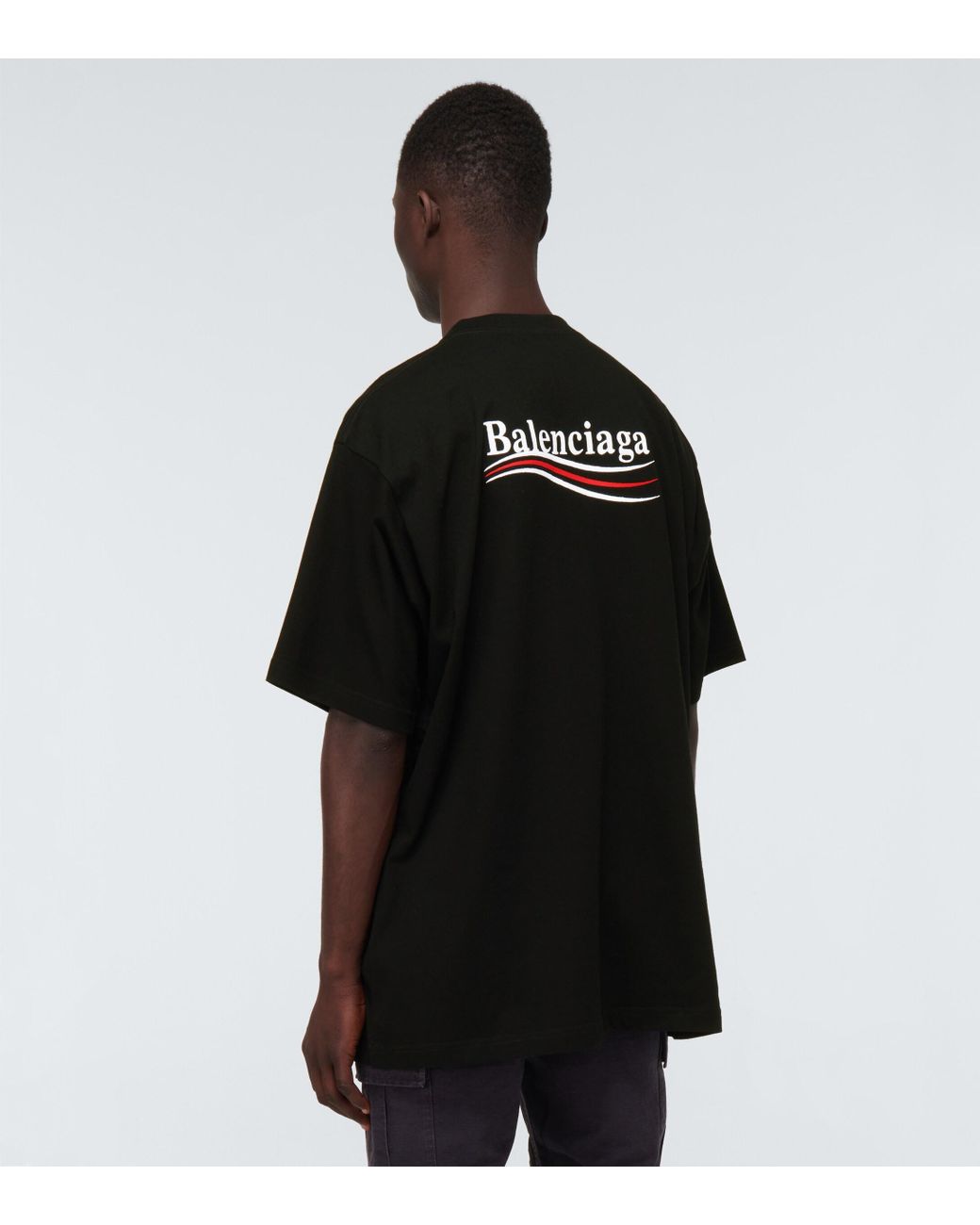 Balenciaga Weites T-Shirt Political Campaign in Schwarz für Herren | Lyst DE