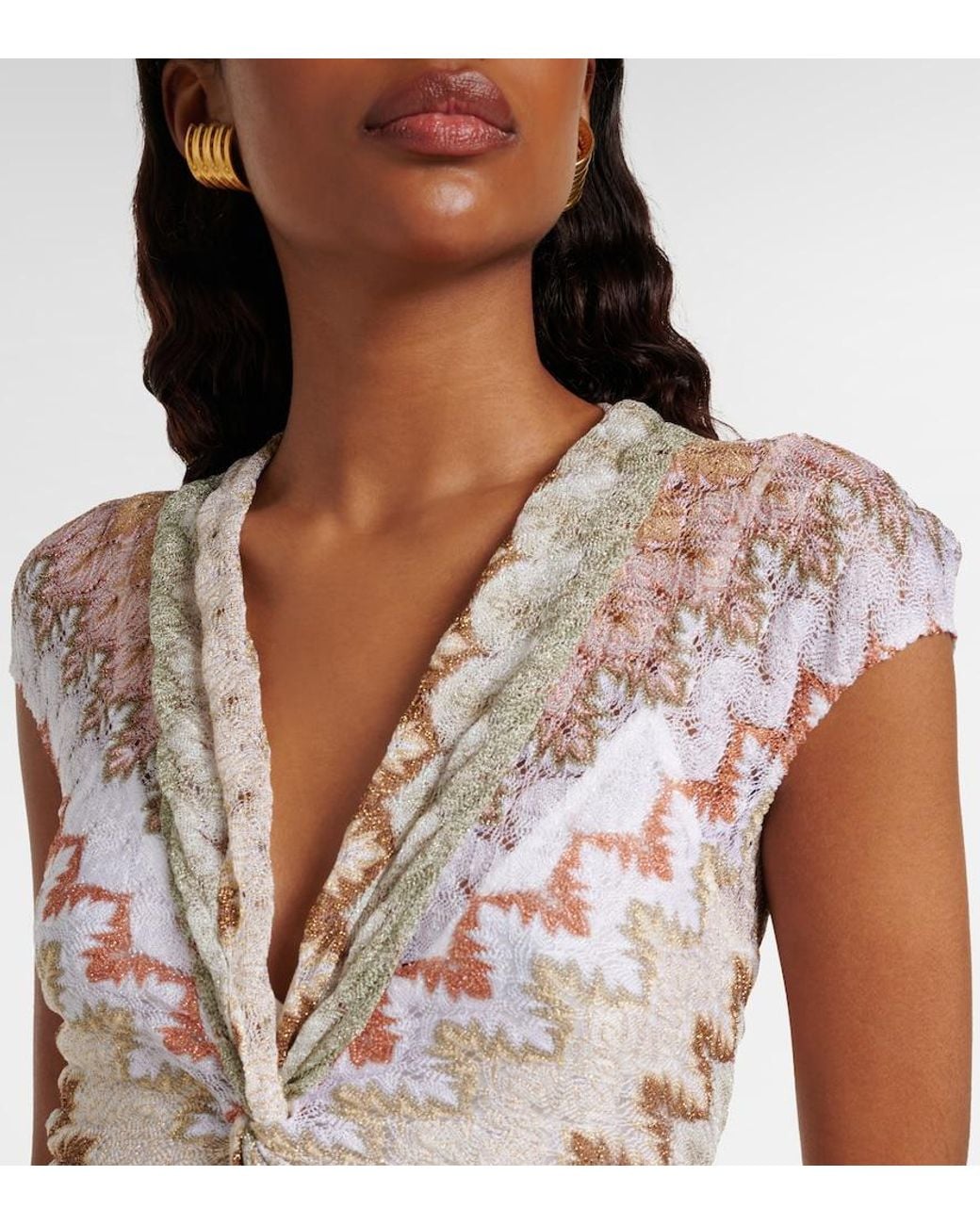 Missoni Natural Lame Maxi Dress