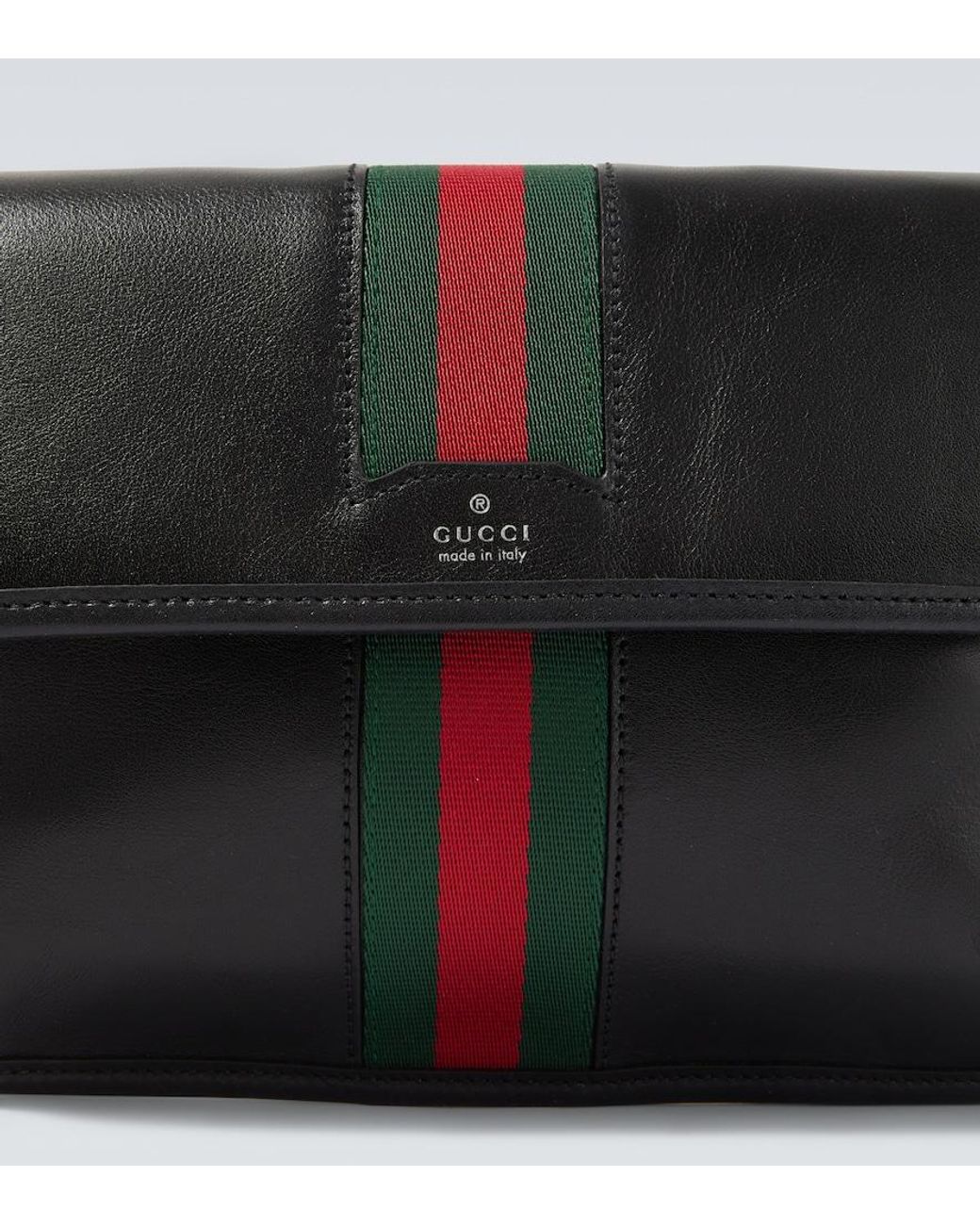 Marsupio Web Trademark Small di Gucci in Black da Uomo