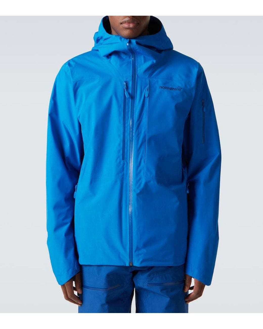 Norrona Blue Lofoten Gore-Tex Ski Jacket for men