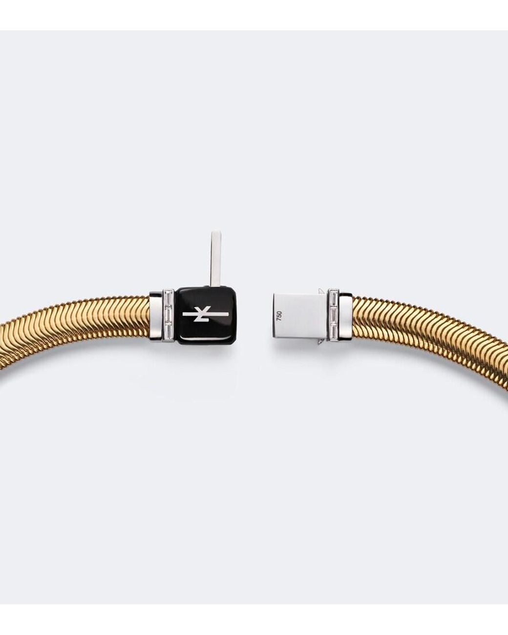 Nikos Koulis Metallic Feelings 18Kt And Necklace With Diamonds