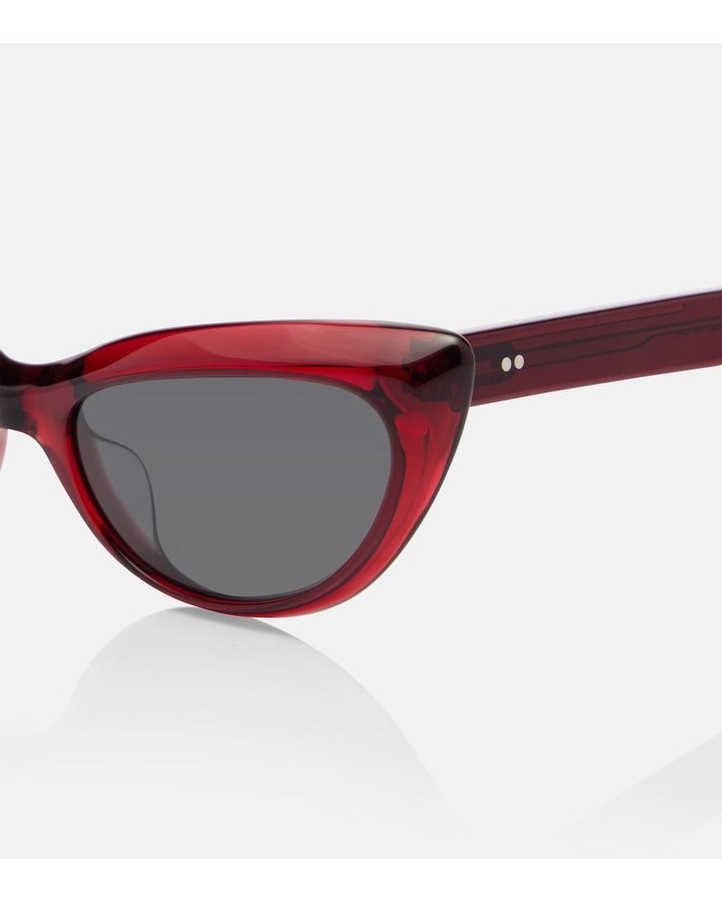 Khaite Red X Oliver Peoples 1963C Cat-Eye Sunglasses