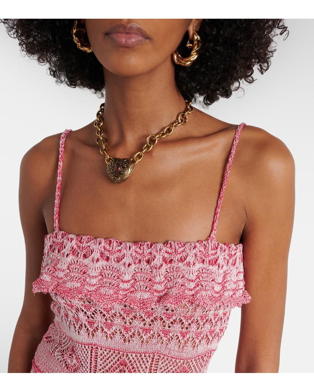 Abito Corto di Etro in Pink