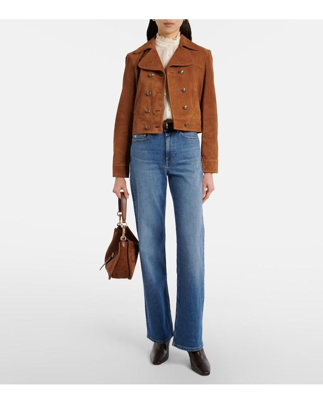 AG Jeans Blue New Baggy Wide-Leg Jeans